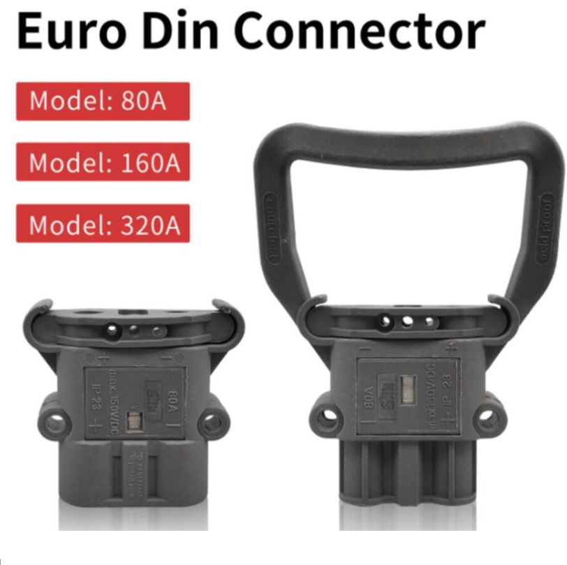 Forklift charging connector DIN80A/160A/320A introduction and applications